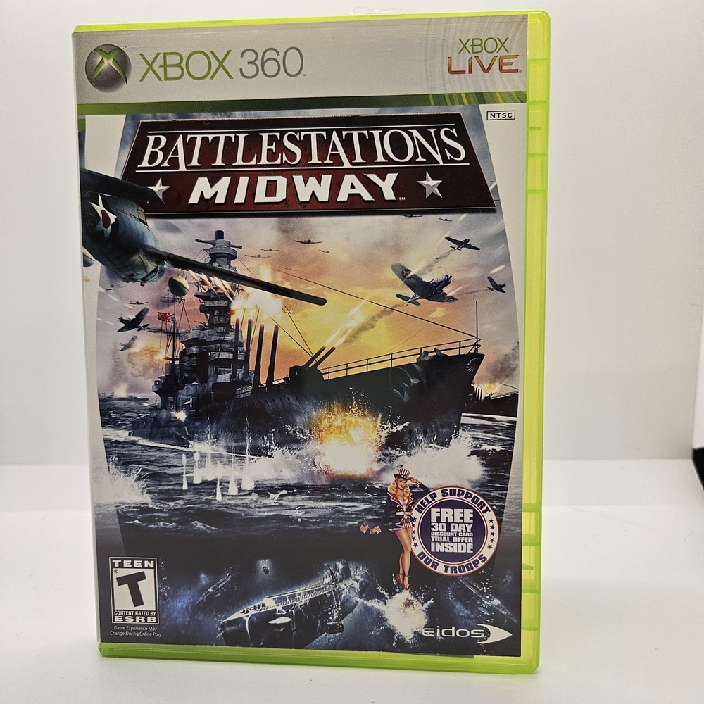Battlestations Midway (Xbox 360, 2007) Complete CIB Eidos